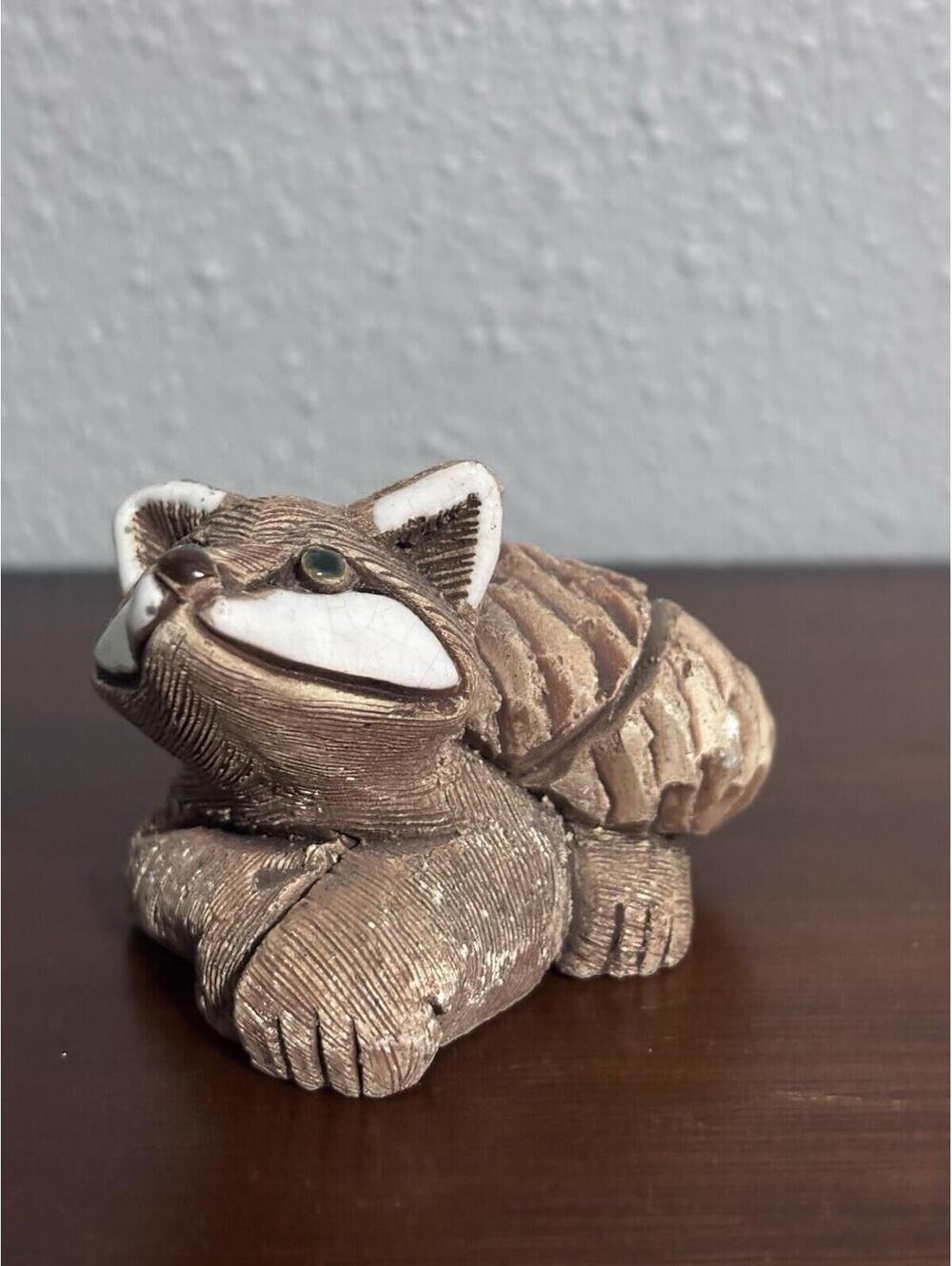 Vintage Artesania Rinconada Uruguay Raccoon Figurine